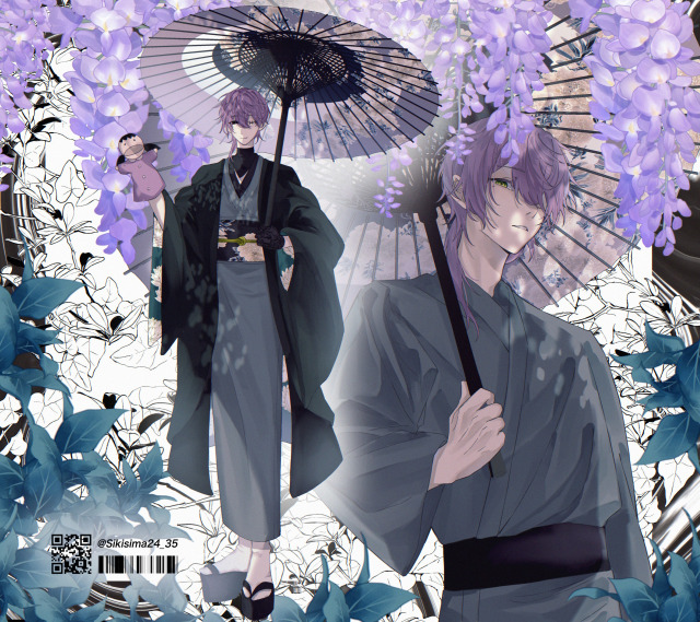 バストアップ付き立ち絵