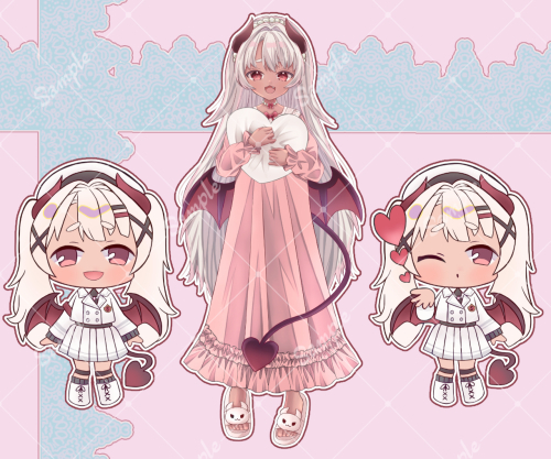 女の子立ち絵イラスト、SDキャラ