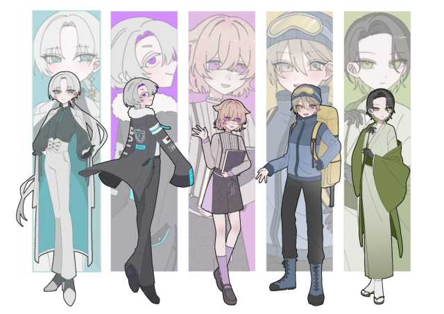 【サンプル】全身立ち絵