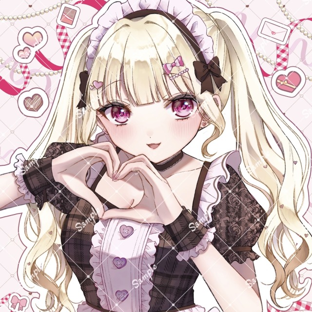 バストアップイラスト