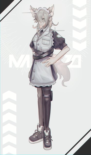 オリジナルキャラカラーイラストサンプル