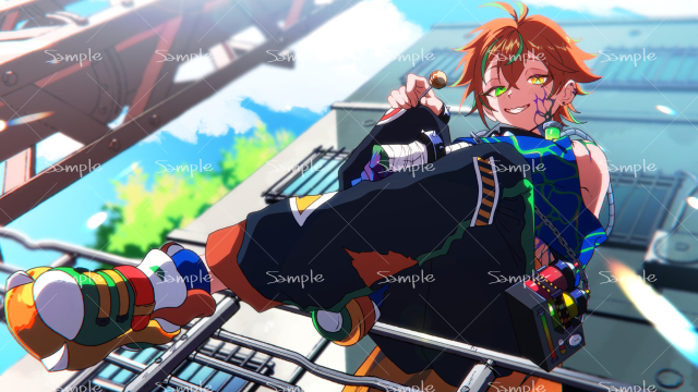 アニメスクショ風イラスト