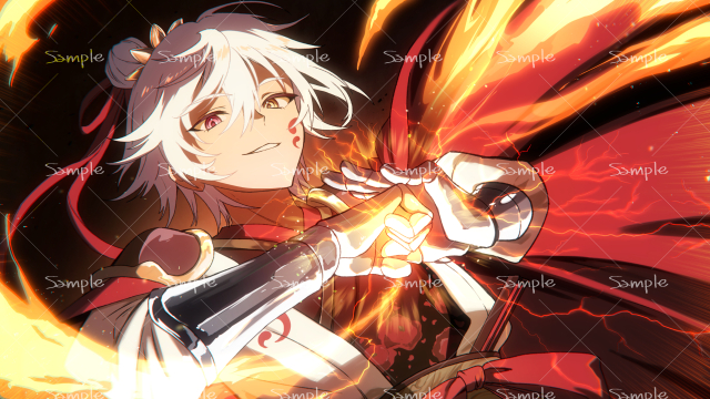 アニメスクショ風イラスト