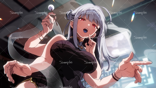 アニメスクショ風イラスト