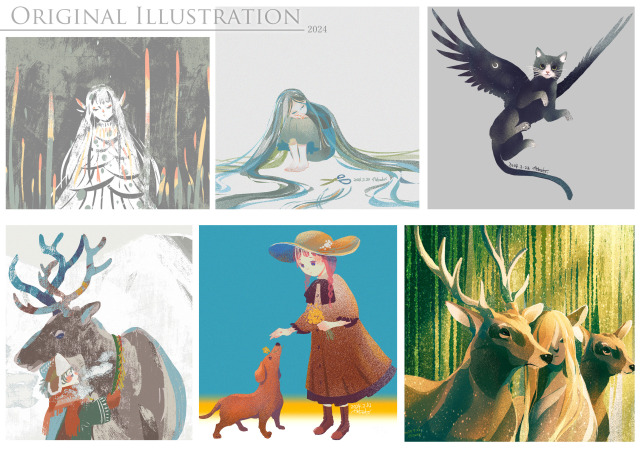 絵本タッチイラスト