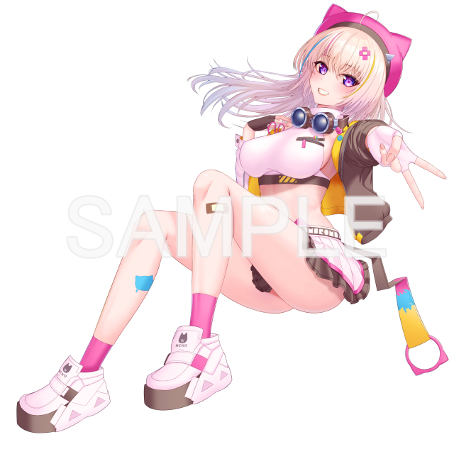 痛車イラスト　あおぎり高校　大代真白　2枚目