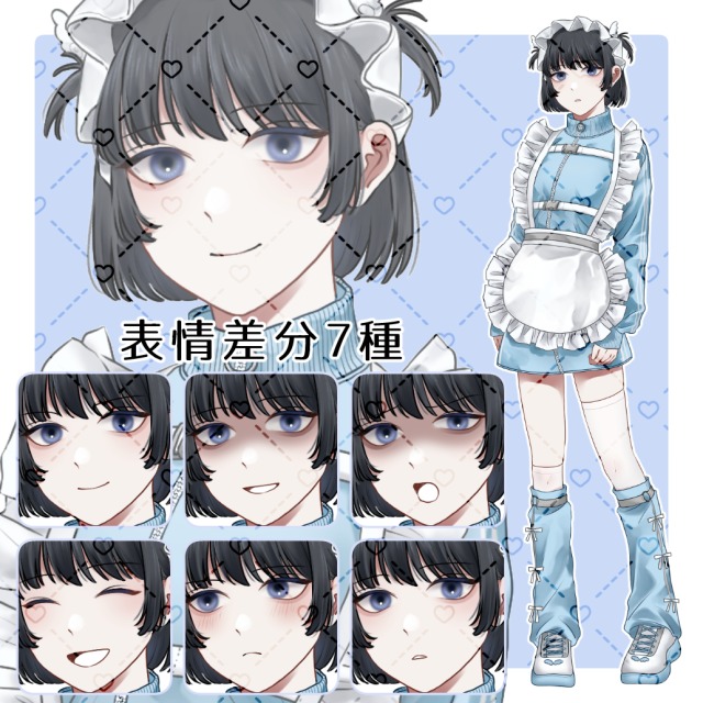 表情差分あり立ち絵