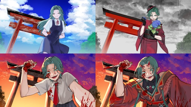 さなのぶ様　歌ってみた動画用イラスト