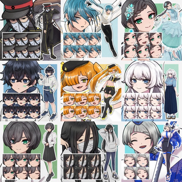 TRPG立ち絵まとめ