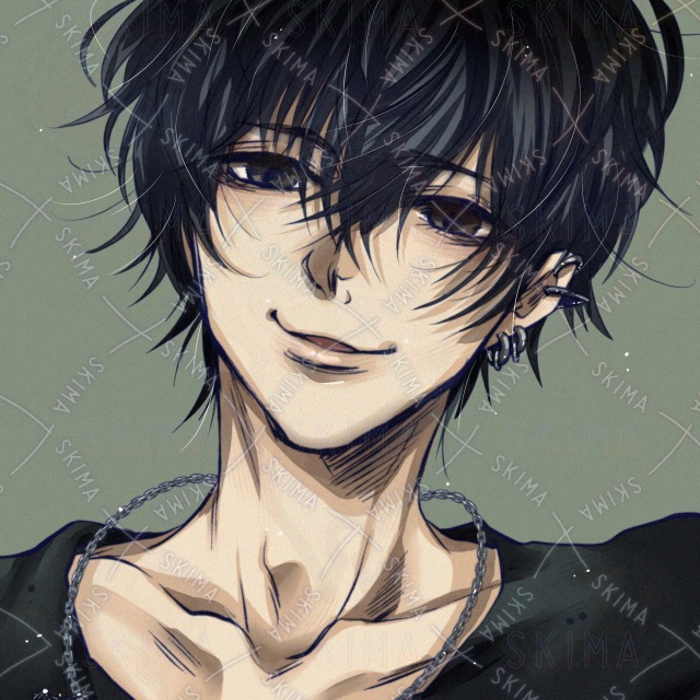 カラーバストアップアイコンご依頼例