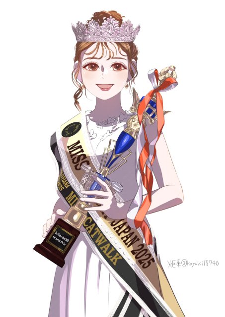 「MISS VIVIANA JAPAN 2025」に出場された方々のイラスト