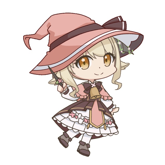 SDイラスト：春の魔女