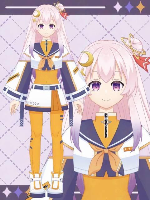 Vtuber用モデル:キラキラ宇宙ガール