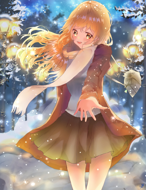 雪降る夜に貴方と