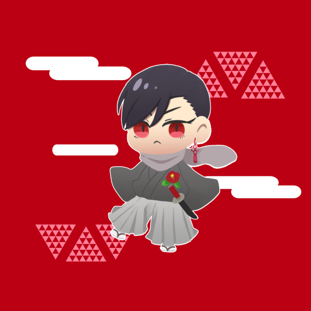 椿の男の子＿デフォルメ