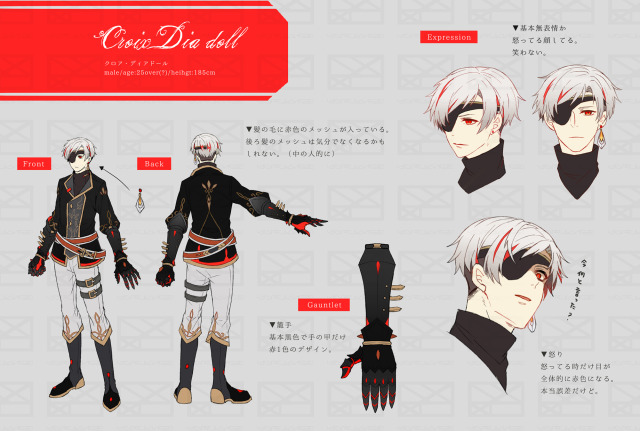 キャラクターデザインサンプル