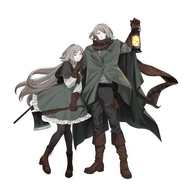 立ち絵　兄弟OCイラスト