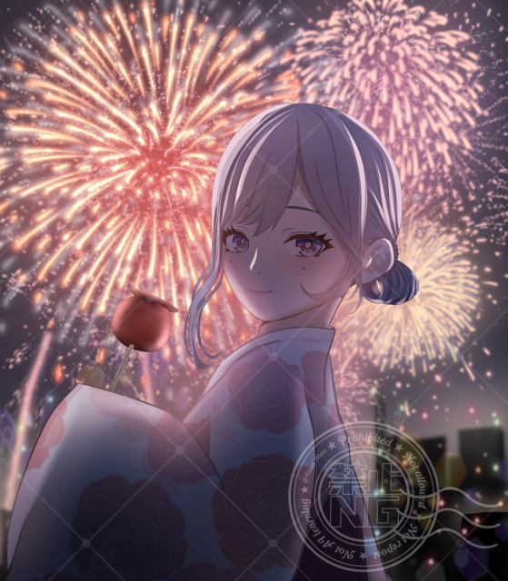 量産企画　浴衣花火