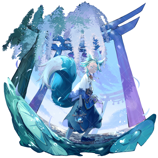 ヴィネット風立ち絵サンプル