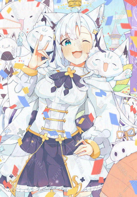 Vtuber 白上フブキ様　ファンアート