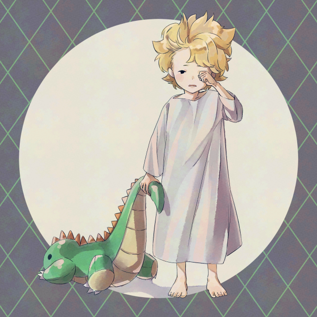 眠い目をこすりながら