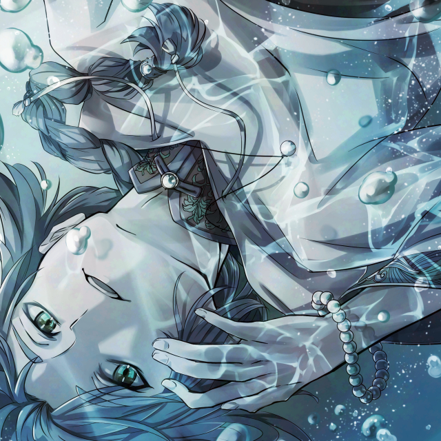 誕生石モチーフのキャラクターイラスト