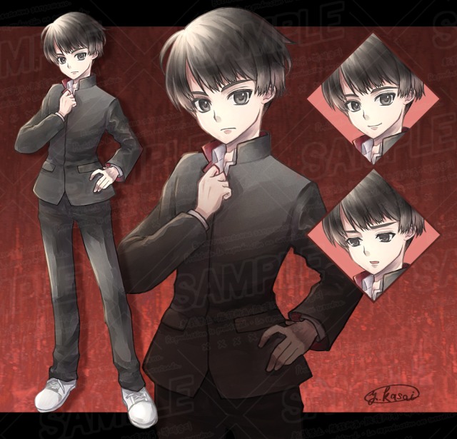 男子学生探索者の立ち絵