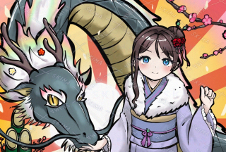 年賀イラスト2024