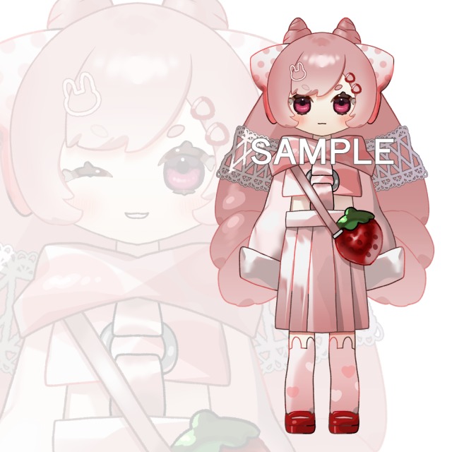 🍓いちごちゃん【Vtuber立ち絵】