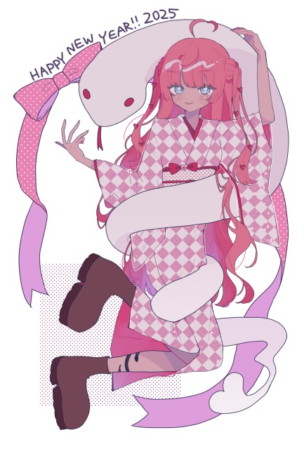 2025あけましておめでとうイラスト