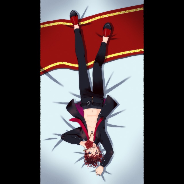 ファンアートですが最近描いた男性なので載せておきます