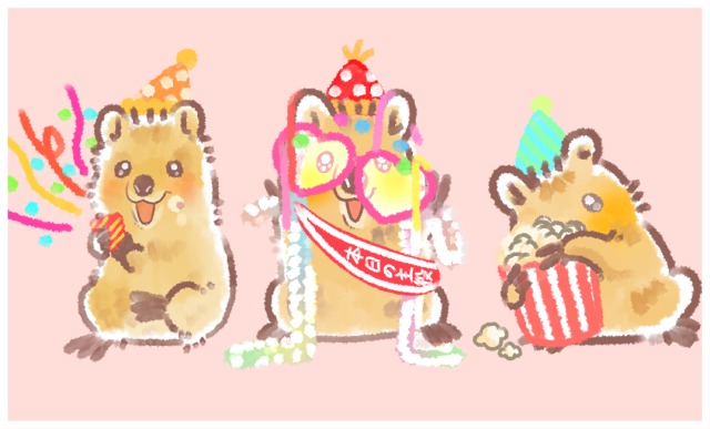 クァッカワラビー三人衆