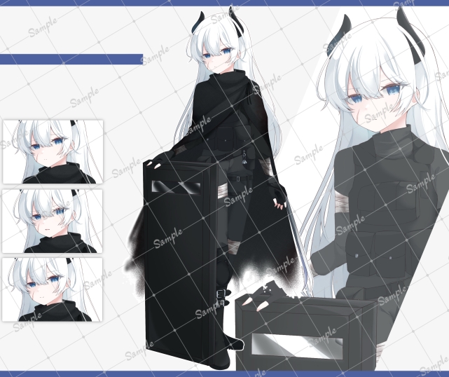 【commission】TRPG用立ち絵