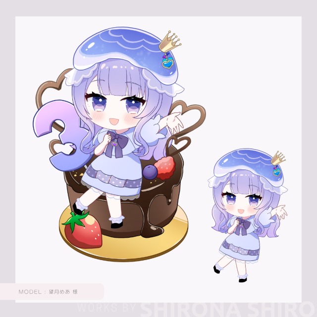 ミニキャラ制作/望月めあ様