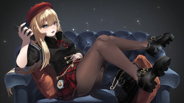 キャラクターイラスト(+簡易背景)