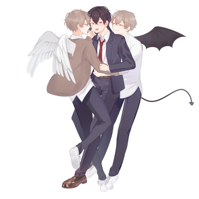 差分あり立ち絵のイラスト