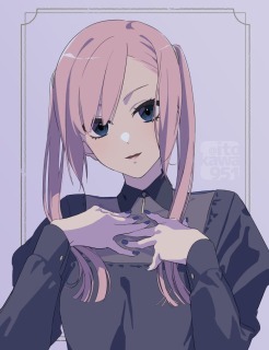 バストアップ(アニメ塗り)