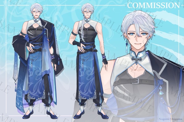 IRIAM立ち絵 衣装・髪型差分