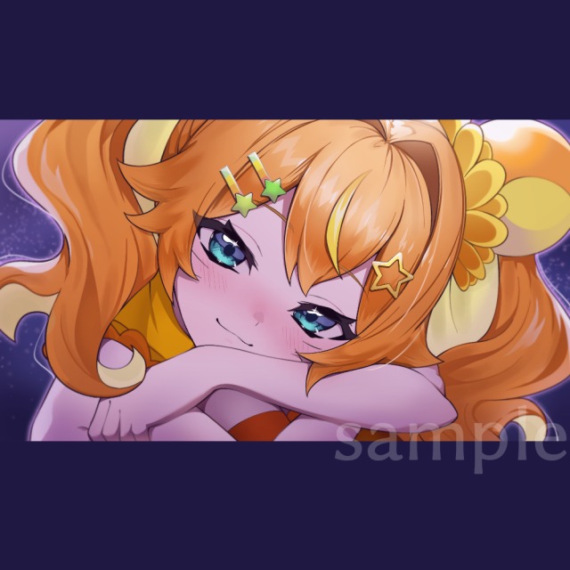 絵柄サンプル/顔アップ