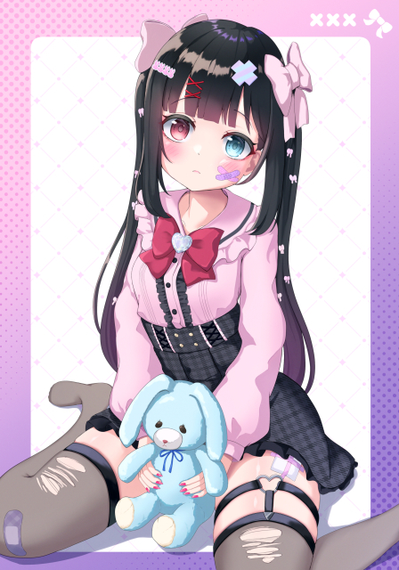 地雷系ファッション少女