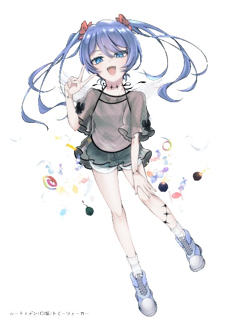 立ち絵、バストアップサンプル