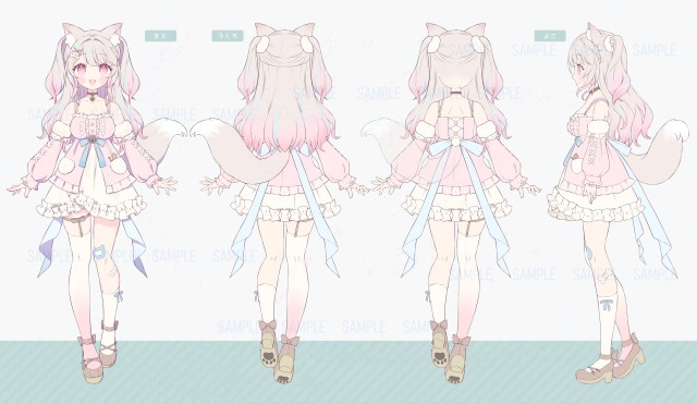 Vライバー様　三面図