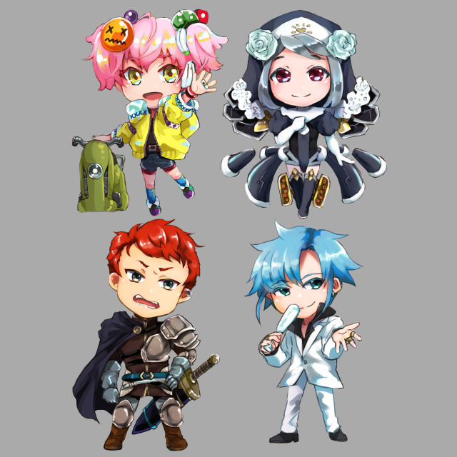 デフォルメイラストサンプル