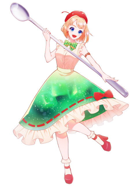 クリームソーダの女の子