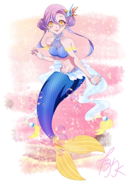 立ち絵＆キャラクターデザイン『トワイライトマーメイド』