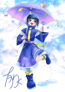 立ち絵＆キャラクターデザイン『紫陽花味のキャンディ』