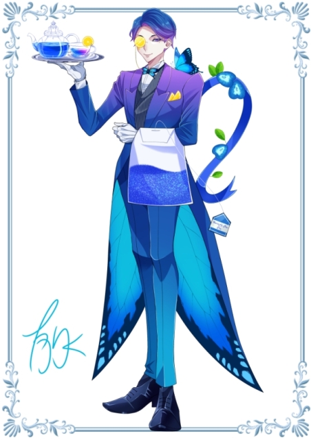 立ち絵＆キャラクターデザイン『バタフライピーバトラー』