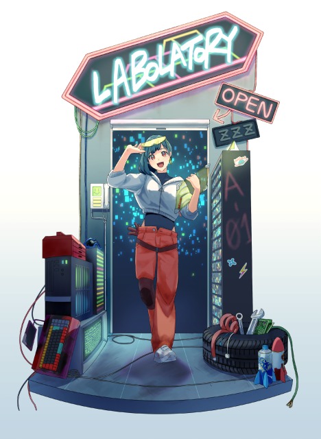 背景込みのイラストサンプル