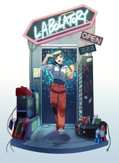 背景込みのイラストサンプル