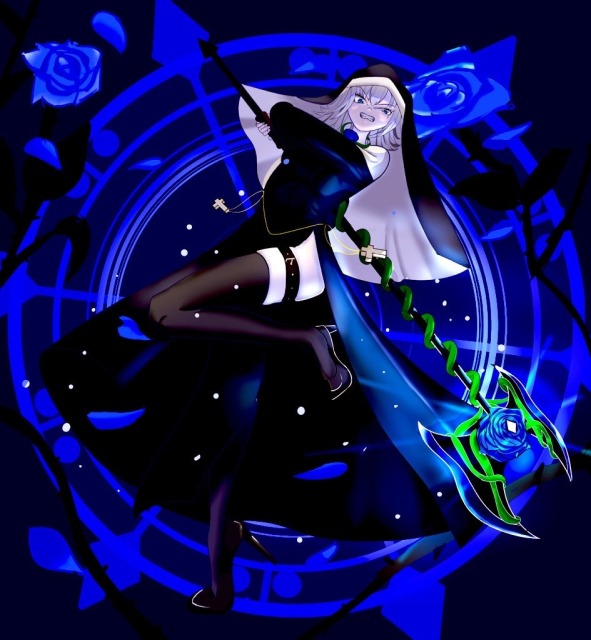 ソシャゲ風の立ち絵　参考